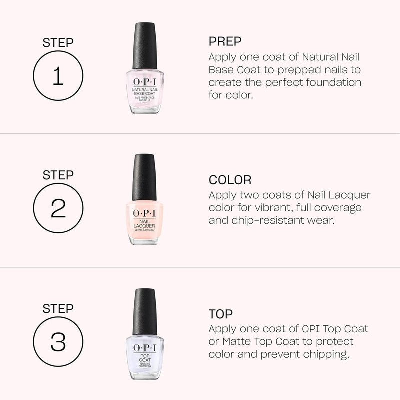 OPI Nail Lacquer | Semi-Sheer & Opaque Winter Nail Polish Colors - Fast Drying, Chip Resistant, Streak Free