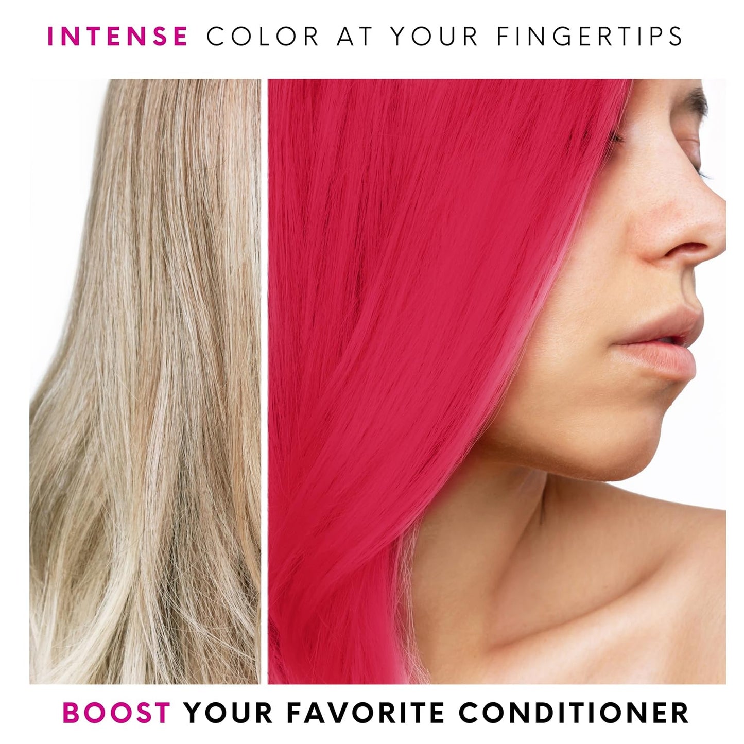 Watercolors Base Drops, Temporary Hair Dye Color Booster, Cruelty-Free, 4 oz