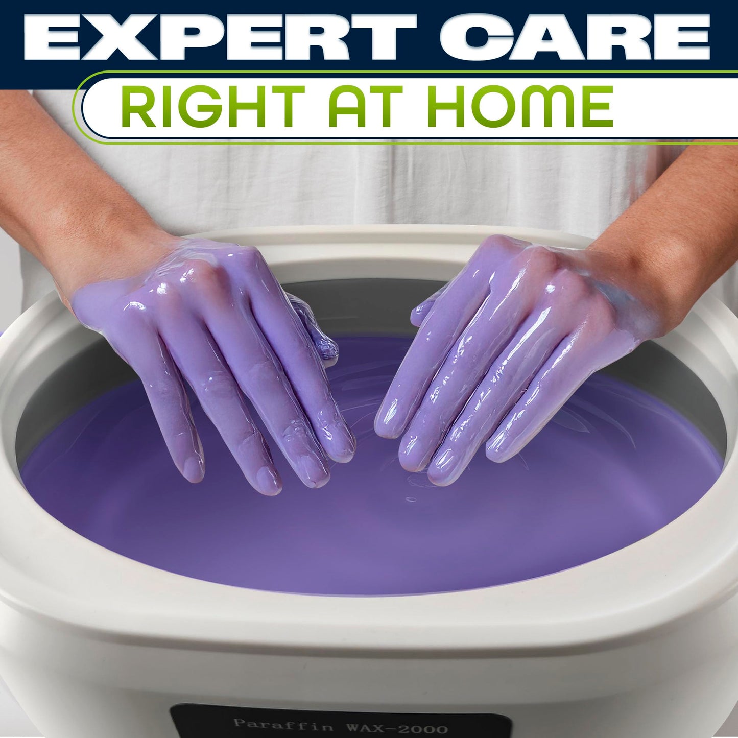 Paraffin Wax Machine for Hand and Feet – Full Set Hand Wax Paraffin Machine 3400ml – Fast Heating, Keep Warm, Adjustable Temperature (Two Modes) for Moisturizing Spa | Soft and Smooth Skin at Home