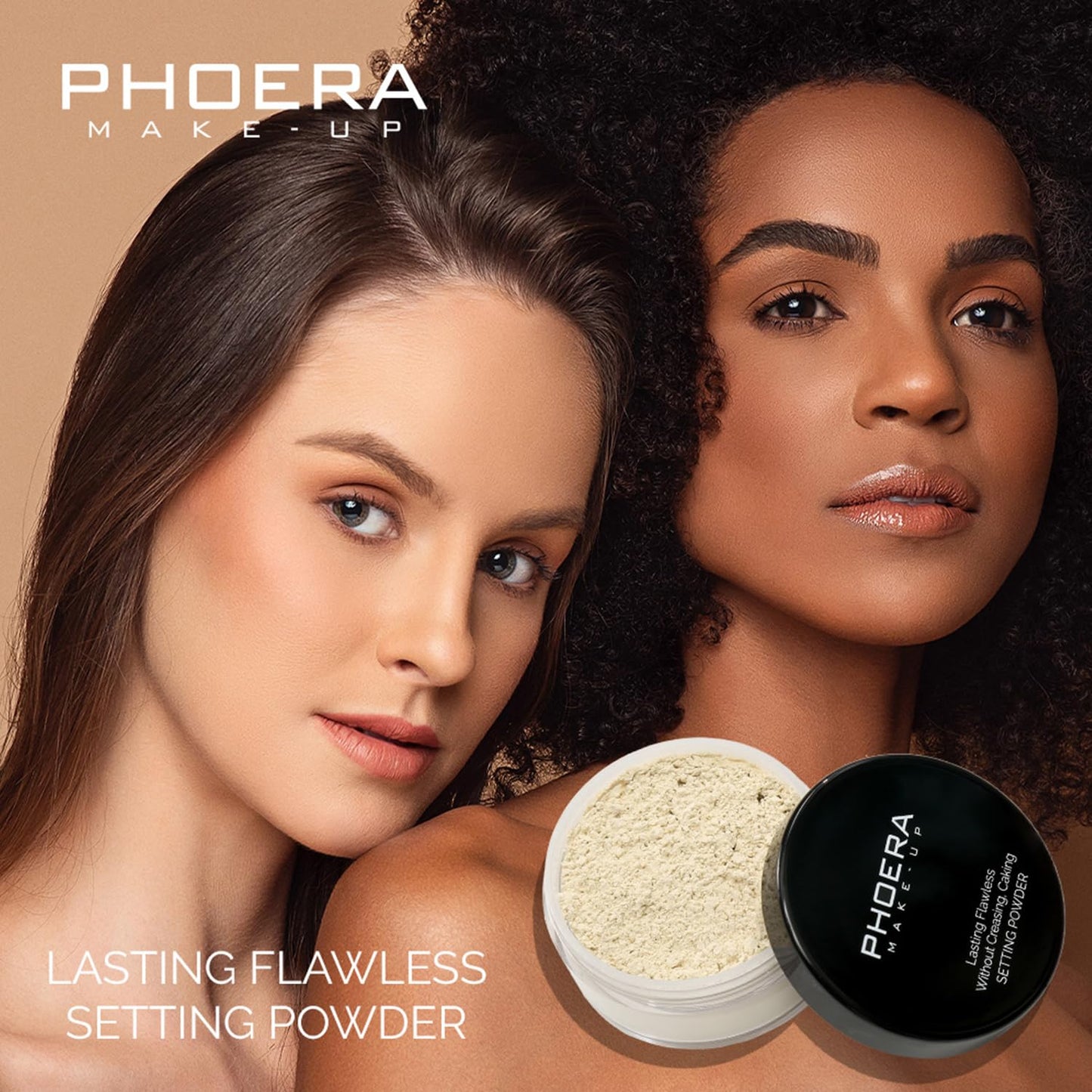 PHOERA Tinted Moisturizer Foundation Serum, 4-in-1 Hydrating, Primer, & Foundation, Hydrate skin Serum, PHOERA Foundation Face Powder