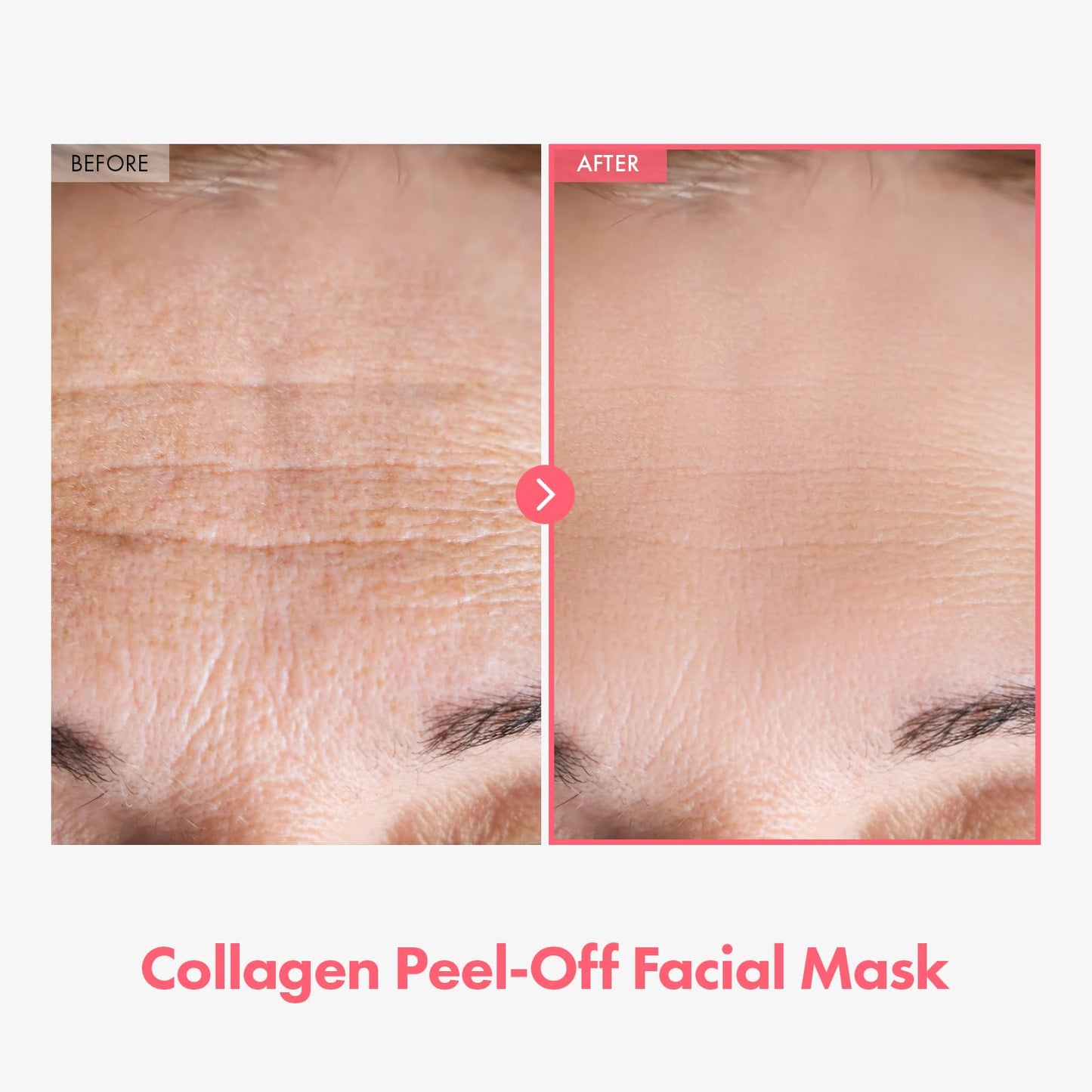TOSOWOONG Real Collagen Fit, Hydrolyzed Collagen Wrapping Mask, Peel Off Facial Mask for elasticity, Hydrating, Glow, Glass Skin, Face Moisturizer, Self Care, Korean Skin Care, 1.69 fl. oz, Pack of 2