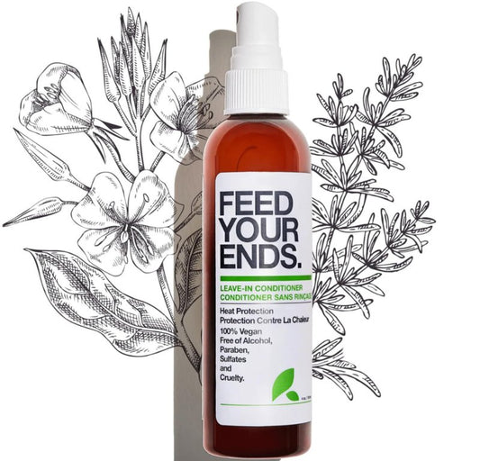 Yarok - Feed Your Ends Leave In Conditioner - Organic Heat Protectant and Hair Detangler Spray. Non Toxic Vegan Plant Based Formula. Color Safe and Lightweight for All Hair Types and Textures - 8oz.