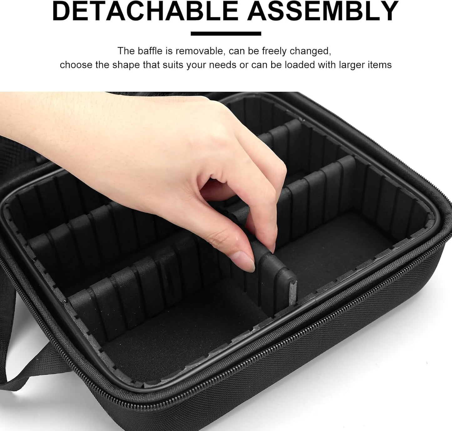 Barber Carrying Case - Professional Stylist Tool Box for Clippers & Scissors | Small Storage Organizer