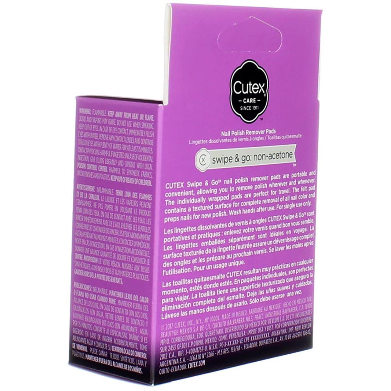 Cutex Swipe Go Nail Polish Remover Pads