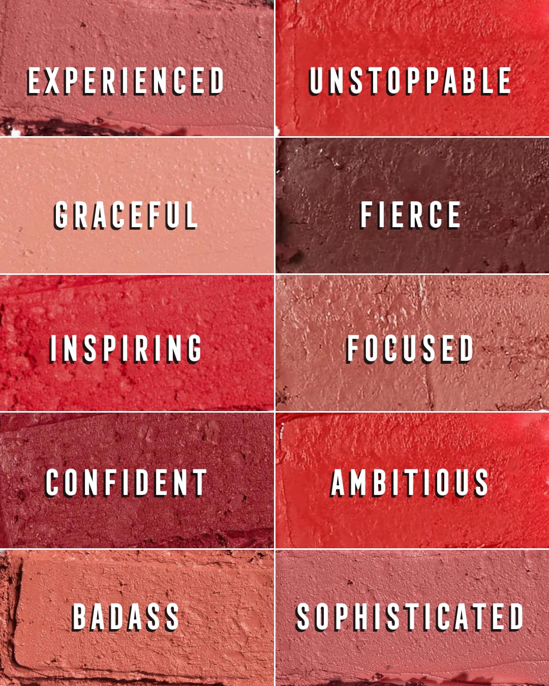 Vegan Lipstick for Women - Matte, Long-Lasting Hydrating Formula with Vitamin E & Watermelon Seed Oil | Ambitious Red Color