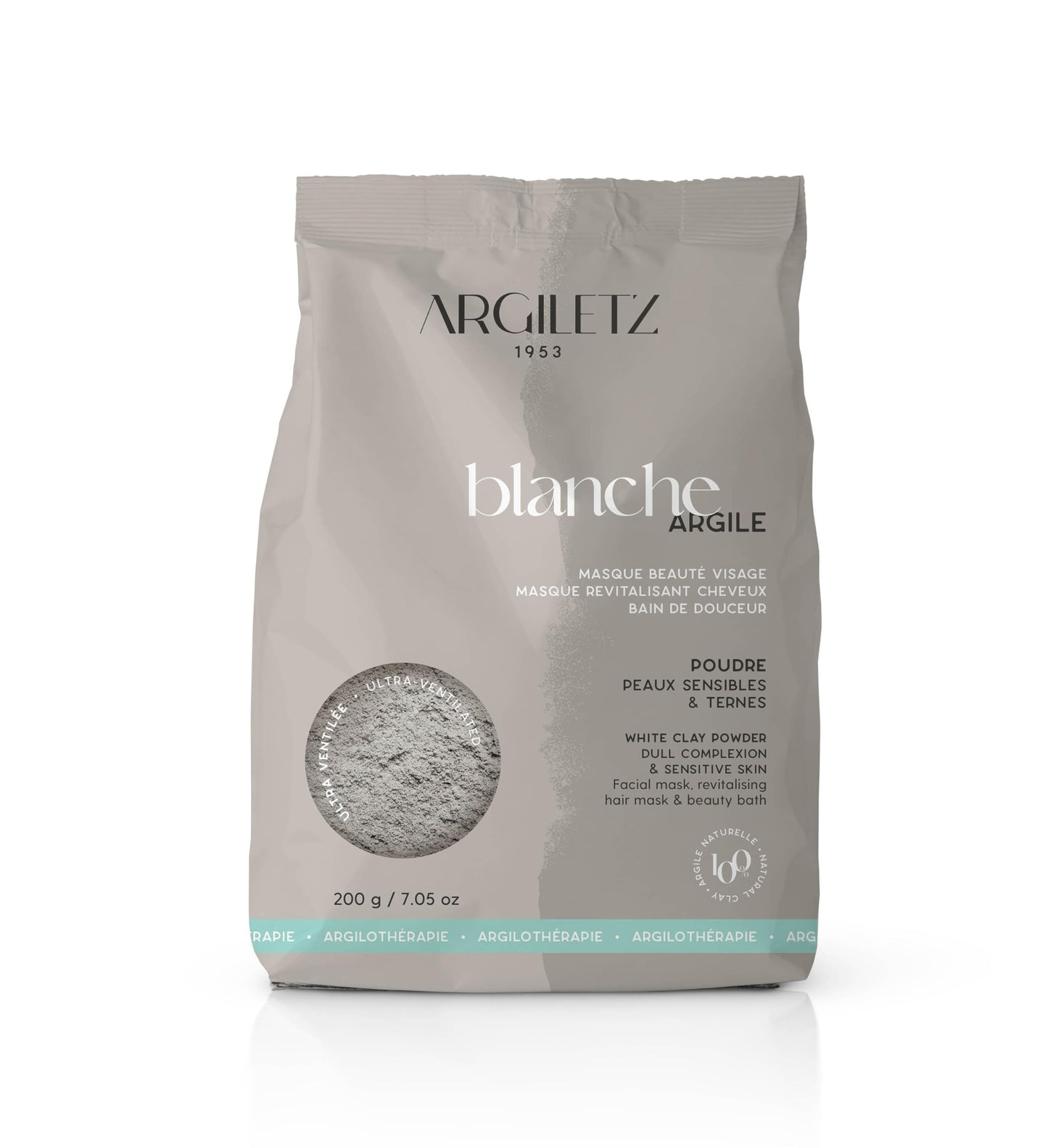 Argiletz Ultra-Ventilated Clay 200G White