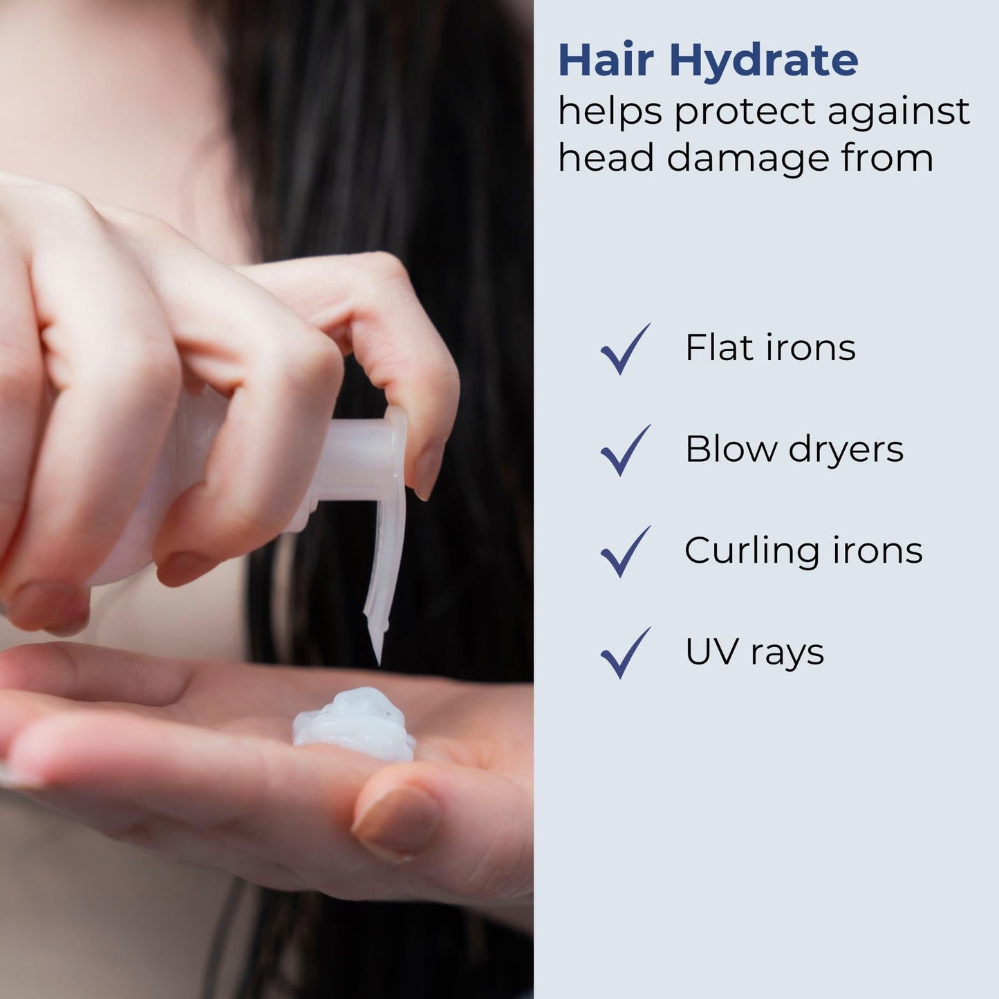 Agua de Cielo Hair Hydrate - 2-in-1 Leave-In Conditioner & Heat Protectant for Hair, Hydrates & Protects Without Weighing Down, Thermal Spray Made with Yogurt Protein, Shea Butter & Cocoa - 8 Oz