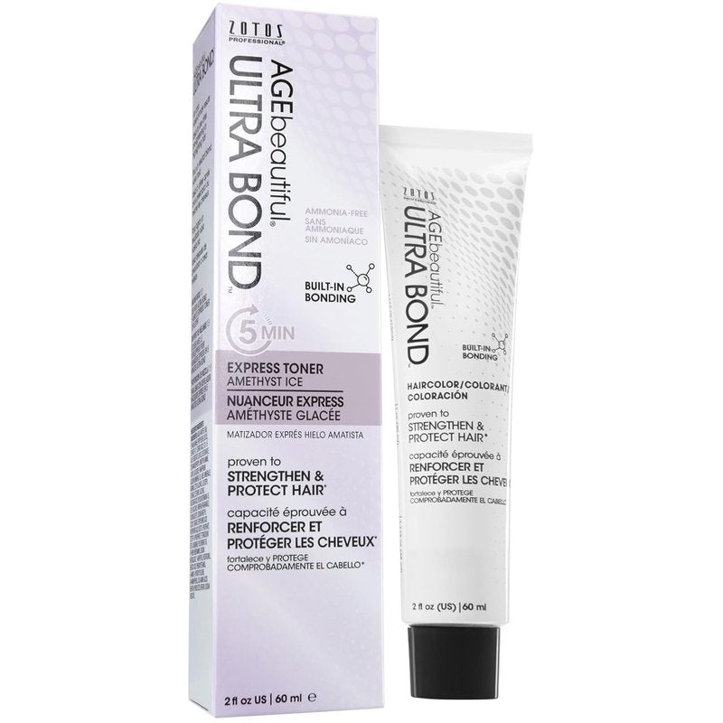 AGE Beautiful Demi Liqui-Creme Toner - 5-Minute Gray Hair Enhancer | Ammonia-Free, Nourishing Formula for Custom Shades