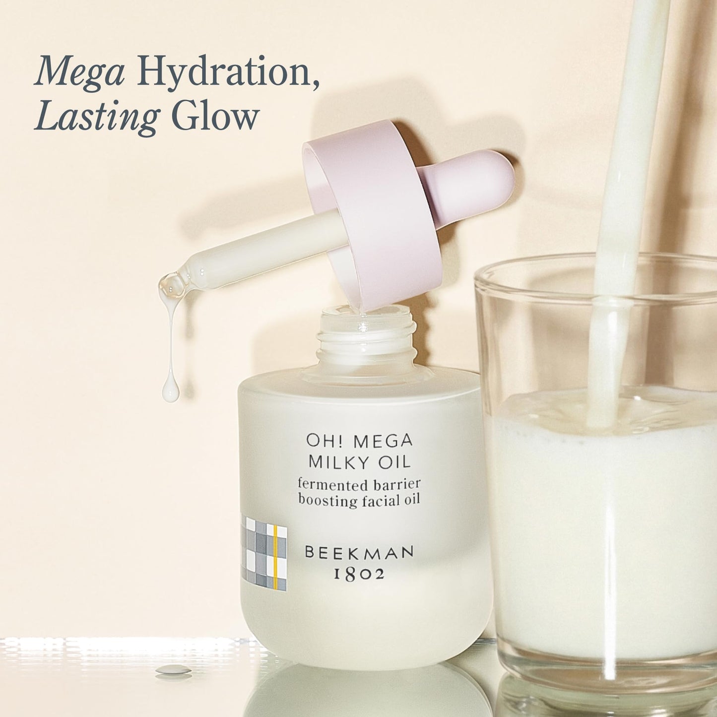 Beekman 1802 Glass Skin Routine – Potato Peel Resurfacing Mask + Oh! Mega Milky Facial Oil + Milk Shake Mini Hydrating Face Mist
