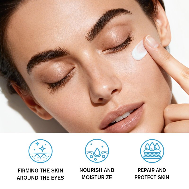 LUIMOLL Restore Eyelid Cream, 3% Oat Extract & Ceramide Complex, Soothing Hydration & Barrier Support for Dry, Itchy, Red, Sensitive, or Flaky Skin Around the Eyes for All-Day Use, 1oz