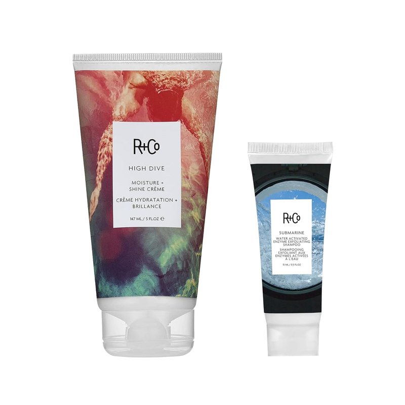 R+Co HIGH DIVE Leave-In Hydrating Cream - Moisture & Shine for Smooth, Frizz-Free Hair | Vegan, Color-Safe Formula