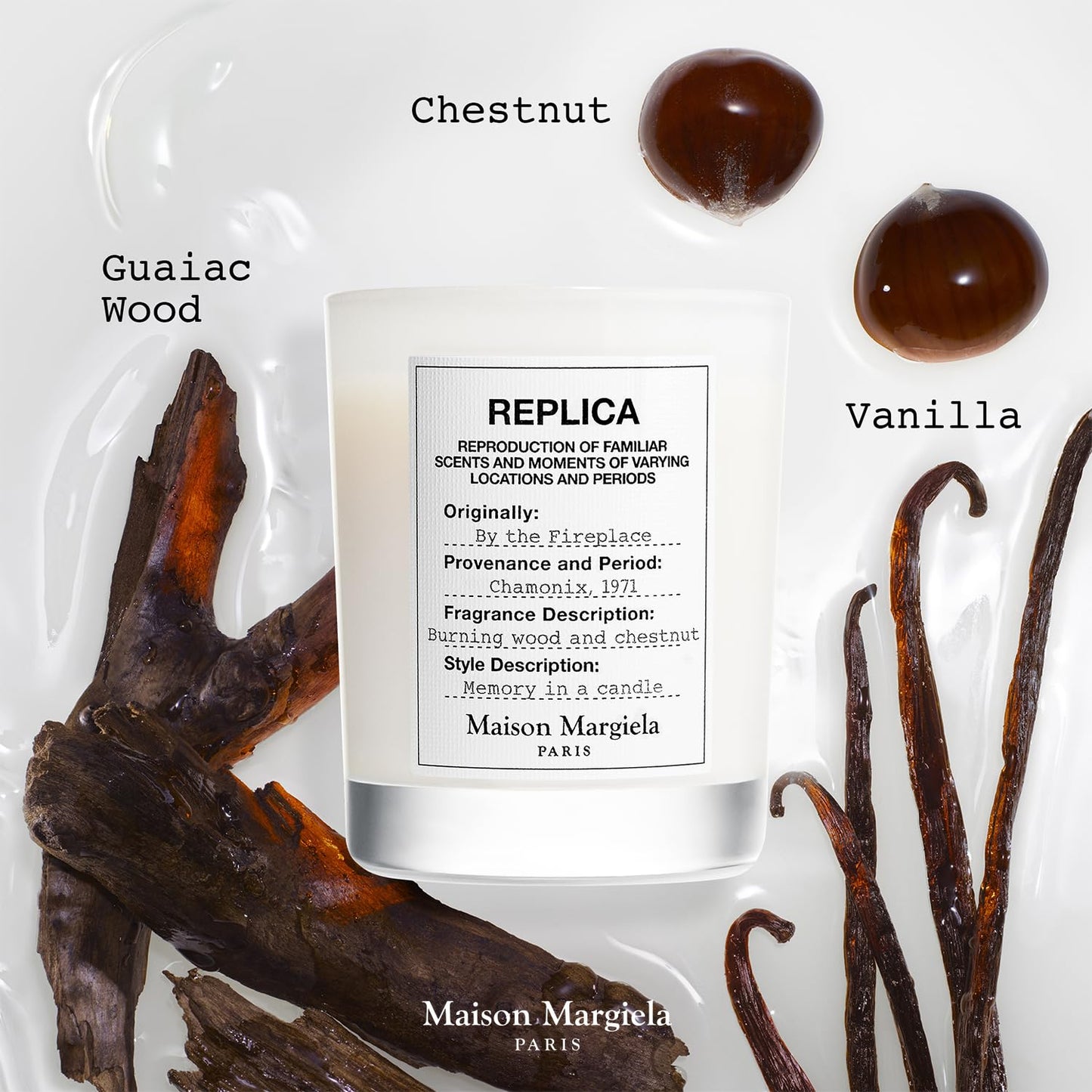 Maison Margiela Replica By The Fireplace Warm Candle - 5.8 Oz