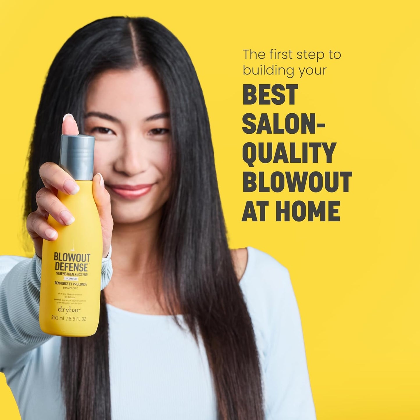 Drybar Blowout Defense Shampoo - Strengthen & Extend Formula for Healthy Hair | 8.5 oz