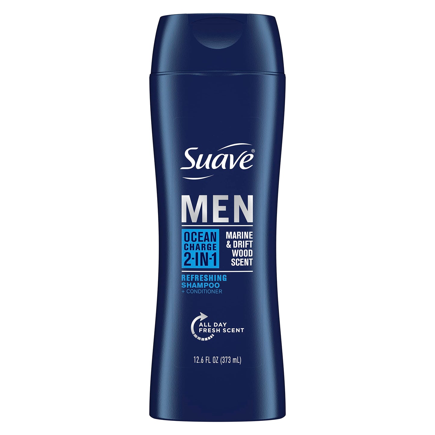 Suave Men 2 in 1 Shampoo and Conditioner Ocean Charge 12.6 oz, Pack of 6
