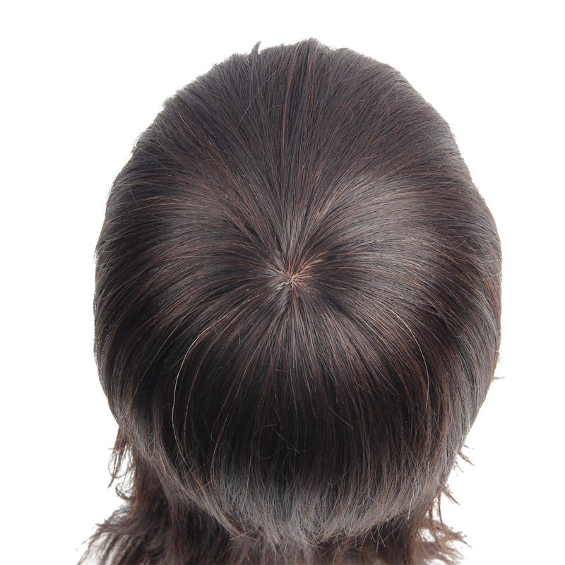 Zenyinfa Male Mannequin Head 100% Human Hair Training Doll Head for Hair Styling Cosmetology Manikin head for Cutting with Clamp Stand