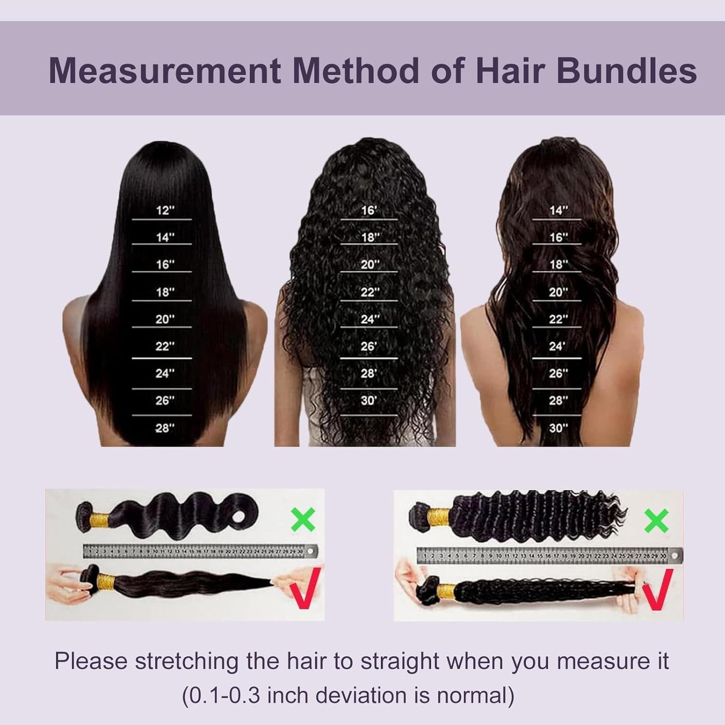 BLACKMOON HAIR Deep Wave Human Hair Bundles 100% Human Hair 100g/Bundles 20 Inches Curly Bundle Human Hair Double Weft Natural Black Wet and Wavy Brazilian Virgin Hair for Black Women