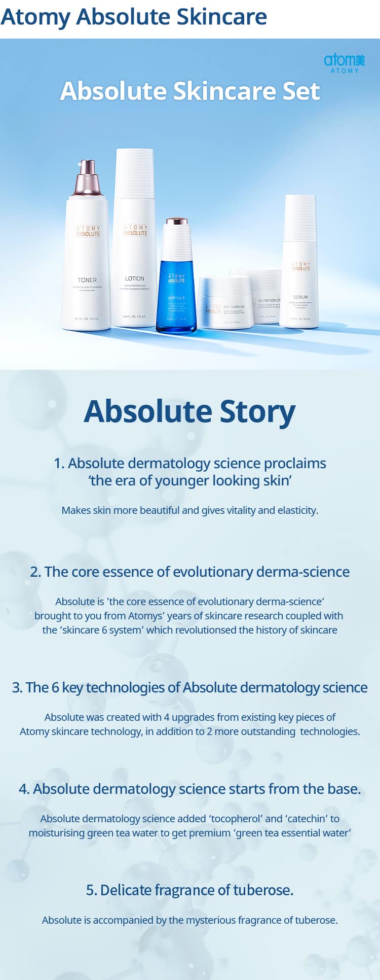 Atomy Absolute Eye Complex Cream for Reducing the appearance of aging and wrinkles