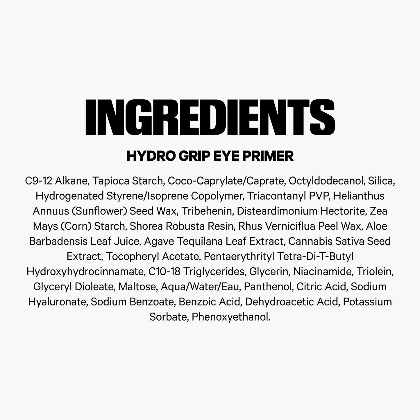 Milk Makeup Hydro Grip Eye Primer with Hyaluronic Acid – Clear Primer for Eyeshadow + Undereye Concealer – Grips Makeup, Hydrates + Smooths Skin for Crease-Free, Long-Lasting Wear – 0.29 oz