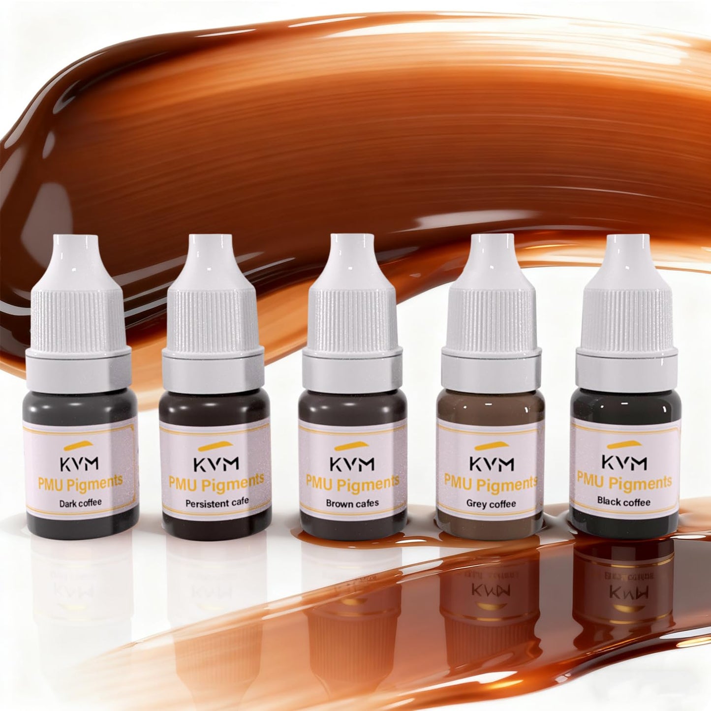 KVM Permanent Makeup Pigments - Long-Lasting Waterproof Color for Brows & Lips | Fade-Resistant Formula