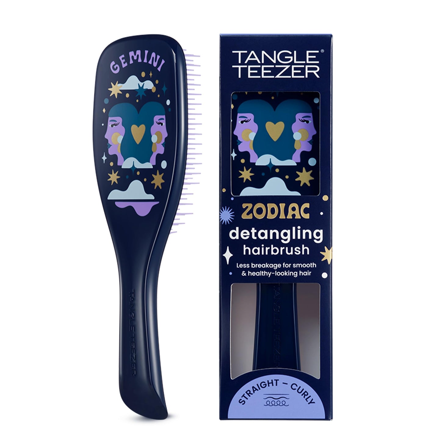 Tangle Teezer Zodiac Ultimate Detangler Brush, All Hair Types, Gemini