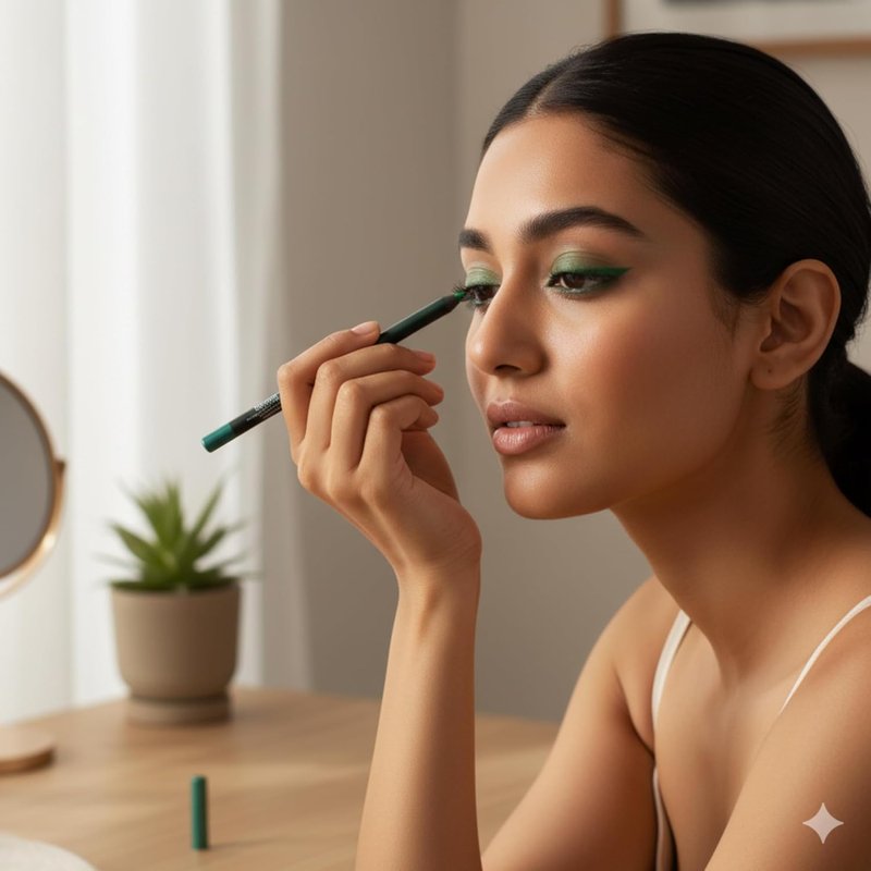 Longwear Eye Pencil - Waterproof & Smudge Proof | 5 Bright Shades Including Forest Green, 0.04 Oz