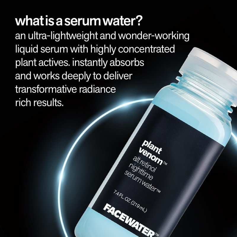 Facewater Plant Venom Alt Retinol Serum Water