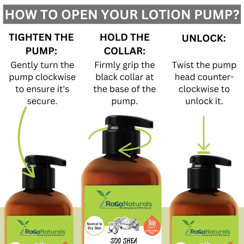 RaGaNaturals Natural Unscented Body Lotion for Dry, Sensitive Skin with Shea Butter, Avocado Oil & Vitamin E - Moisturizing, Fragrance Free Hand Lotion With Organic Essence -For Women, Men, Kids-16 Oz