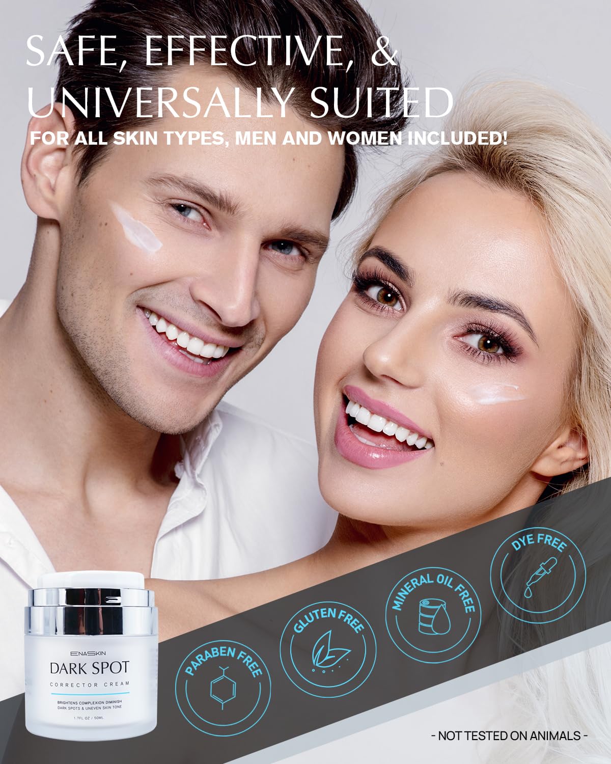 Dark Spot Remover Duo for Face & Body - Serum + Cream Combo | Targets Age Spots, Melasma, Sun Spots, Hyperpigmentation | Niacinamide & Natural Extracts for Women & Men