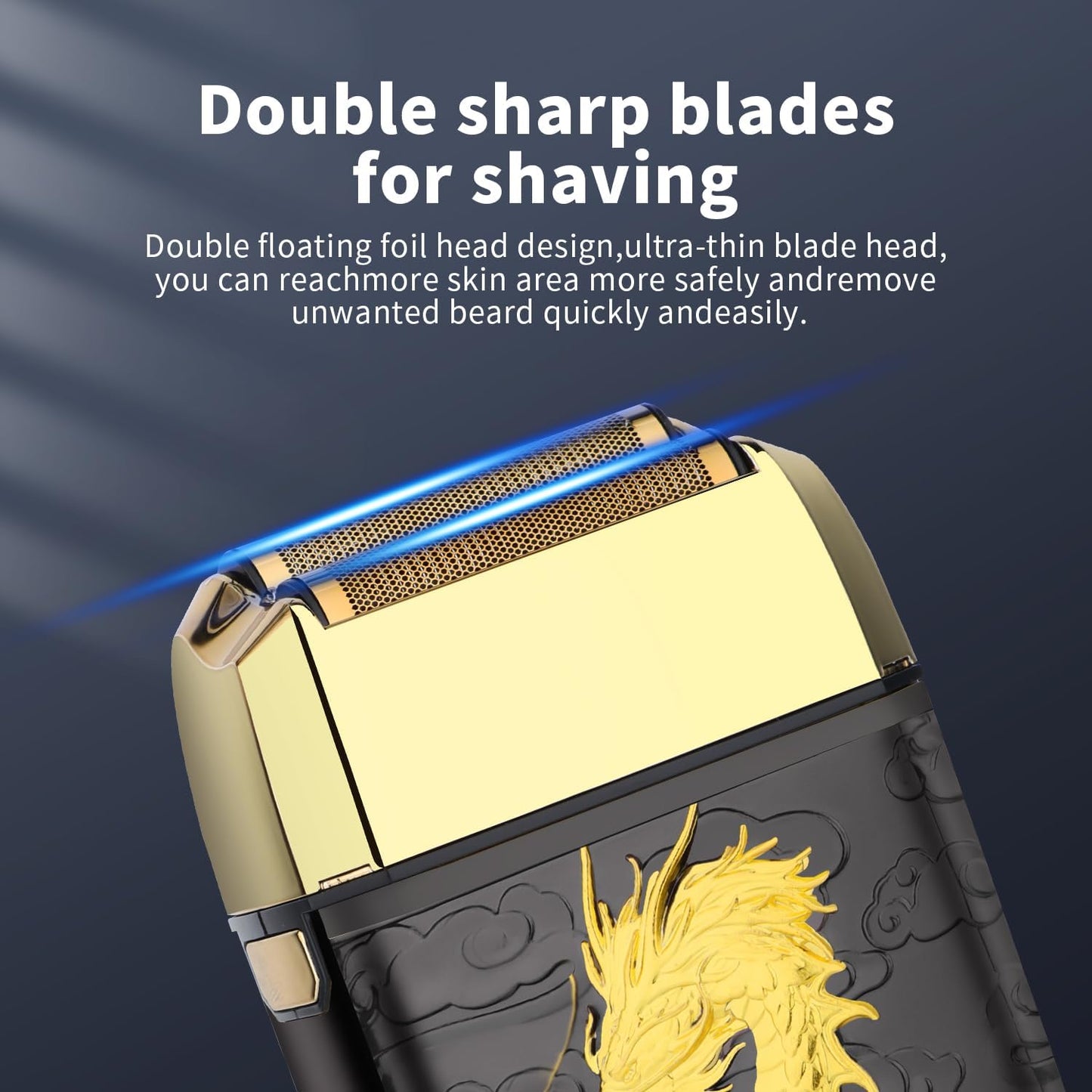 Professional Foil Shaver for Men - Cordless Electric Bald Head Trimmer | Rechargeable USB Design