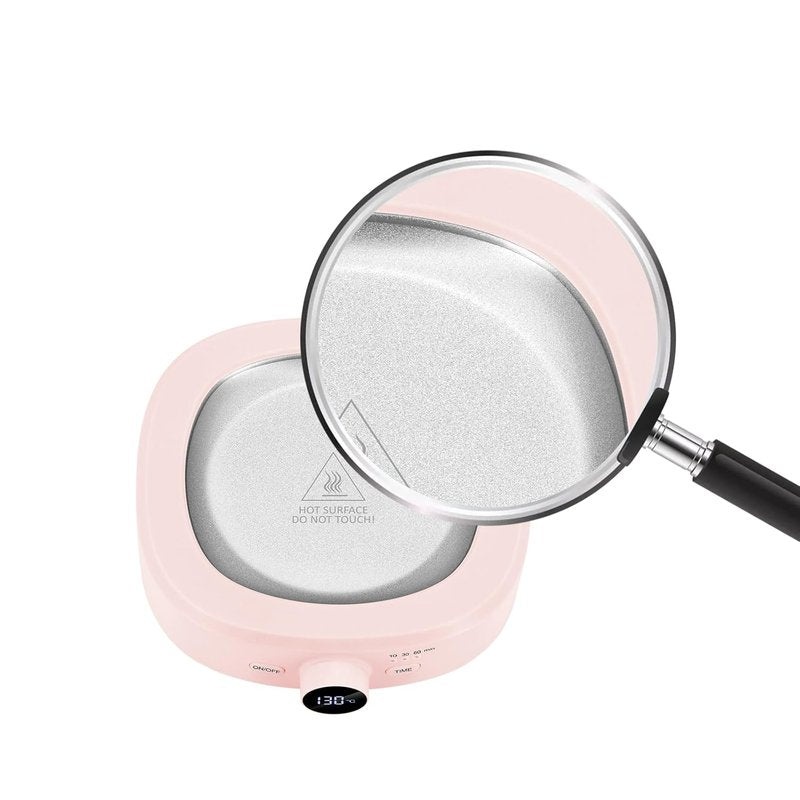 Professional Wax Warmer for Hair Removal - Adjustable Temperature, Digital Display & Timer | Silicone Bowl Included