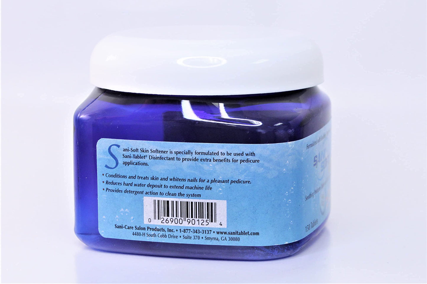 Sanicare - Pedicure Tablets for Foot Soaks, Whiten Nails, Softens Skin with Aloe Vera, All Natural, Vegan, 150 count (Lavender)