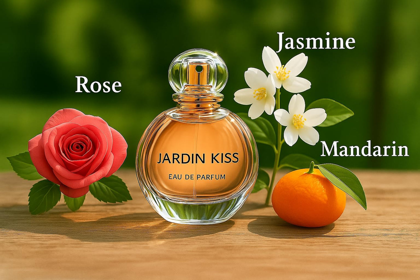Women's Perfume, Luxurious Long Lasting Pink Bottle Eau de Parfum for Women, Rose, Jasmine and Mandarin Fragrance, Floral Citrus Scent 30ml (1.0 fl.oz)