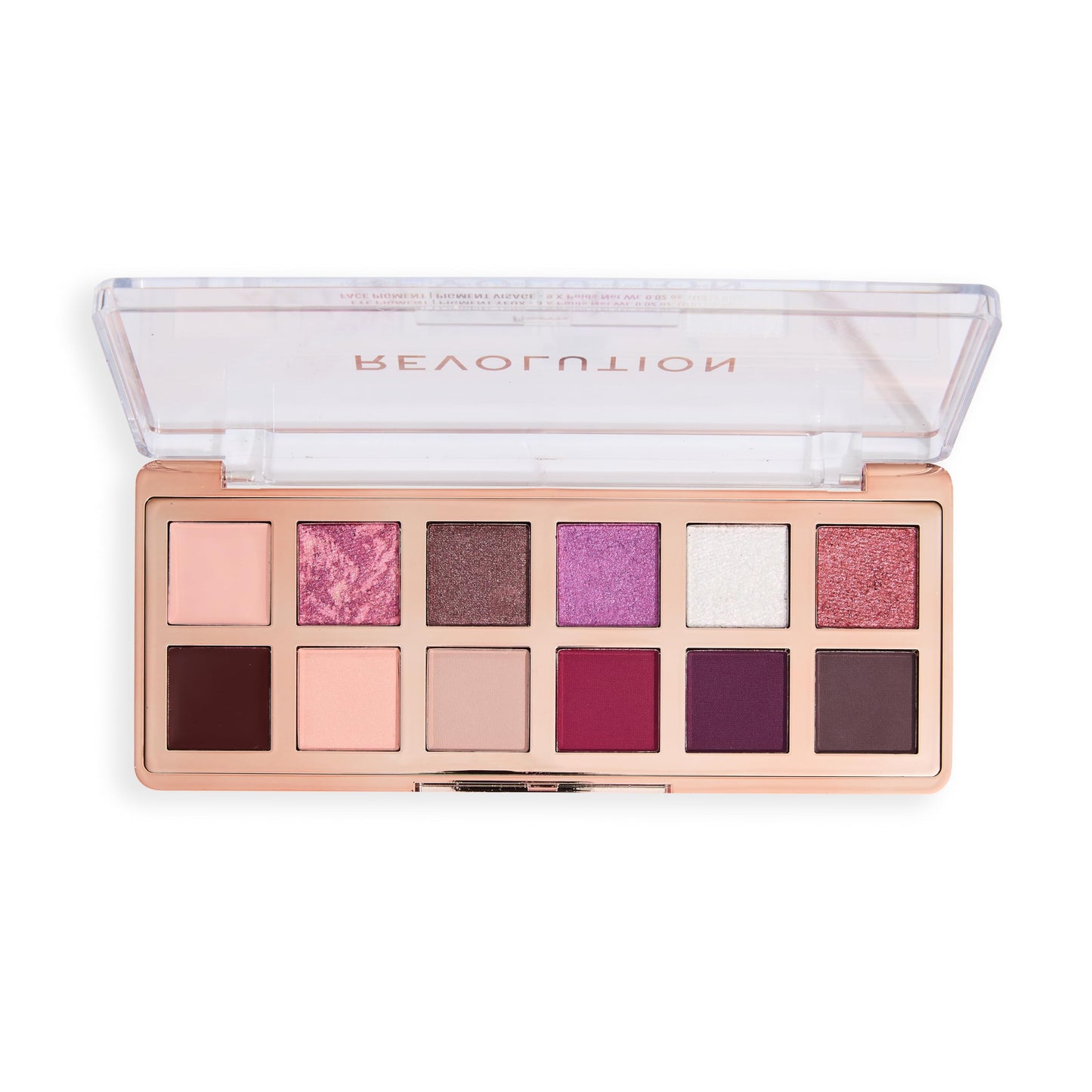 Revolution, The Cherry Icon Rich Berry Palette, 12 Shades, High-Impact Pigment, Vegan & Cruelty-Free