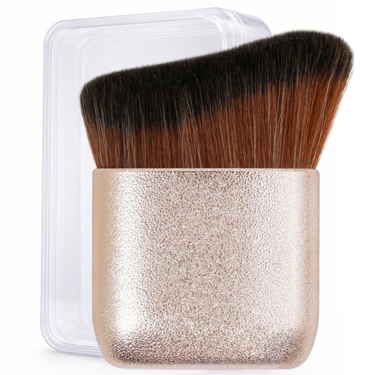 GOERTI Self Tanner & Bronzer Brush with Travel Case – Large Kabuki Body Makeup Brush for Face & Body, Ultra Soft Vegan Kabuki Foundation Makeup Brush for Liquid, Cream & Powder Applicator