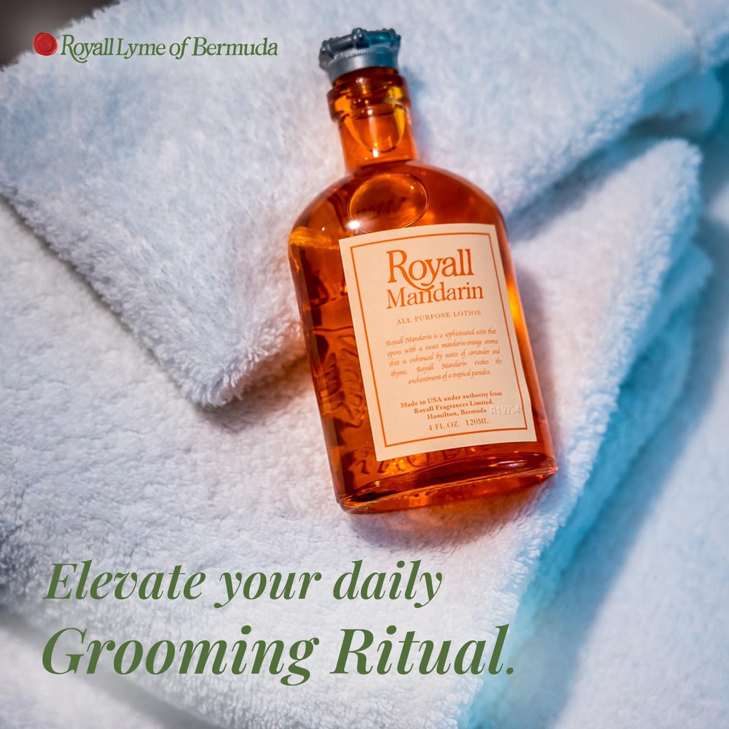 ROYALL FRAGRANCES Royall Mandarin Orange Of Bermuda By Royall Fragrances For Men. All Purpose Lotion 4.0 Oz