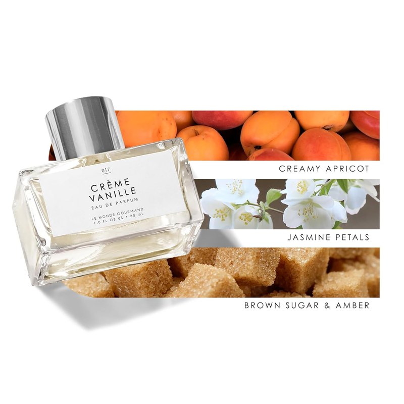 Le Jumbo Crème Vanille Eau de Parfum Spray - Creamy Apricot & Jasmine Scent | Vegan & Cruelty-Free, 2.5 fl oz