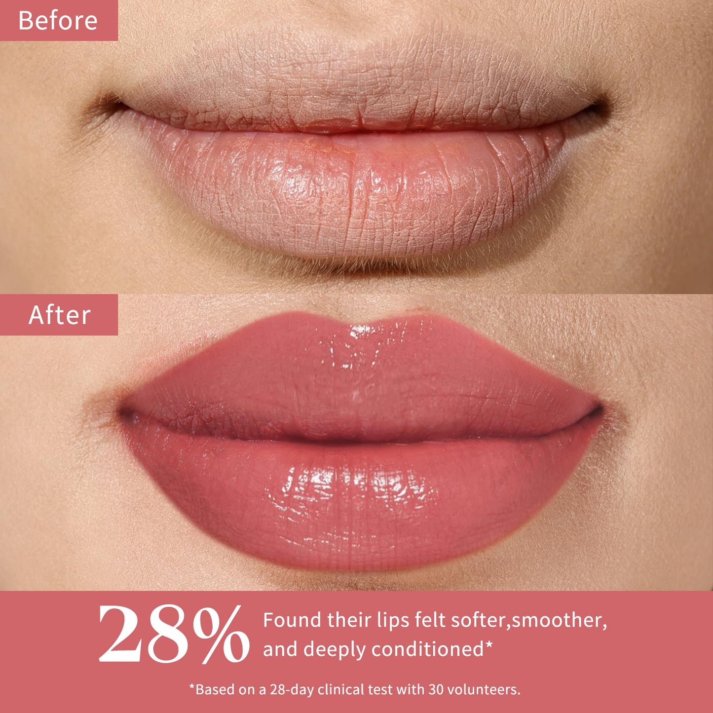 bayfree Plumping Tinted Lip Balm for Dry Lips, Long Lasting Hydrating Chapstick with Jojoba Seed Oil & Vitamin E, Buildable Color Lipbalm, Glossy Finish, Vegan for All Skin Tones, Tang Peony