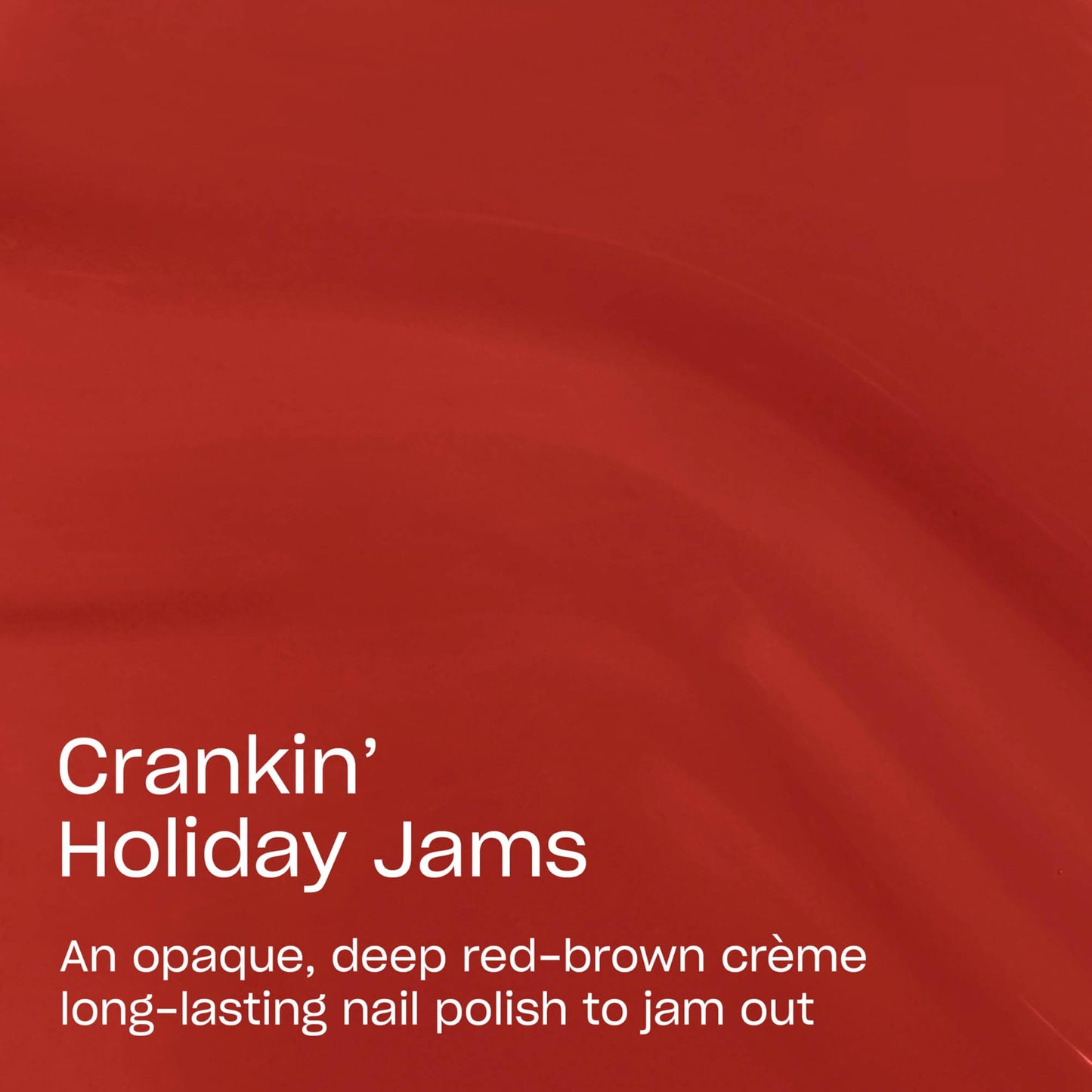 OPI Infinite Shine Crankin’ Holiday Jams | Opaque Dark Warm Brick Red Crème Long Wear Nail Polish | Good Enough to Treat Collection | Holiday 2025