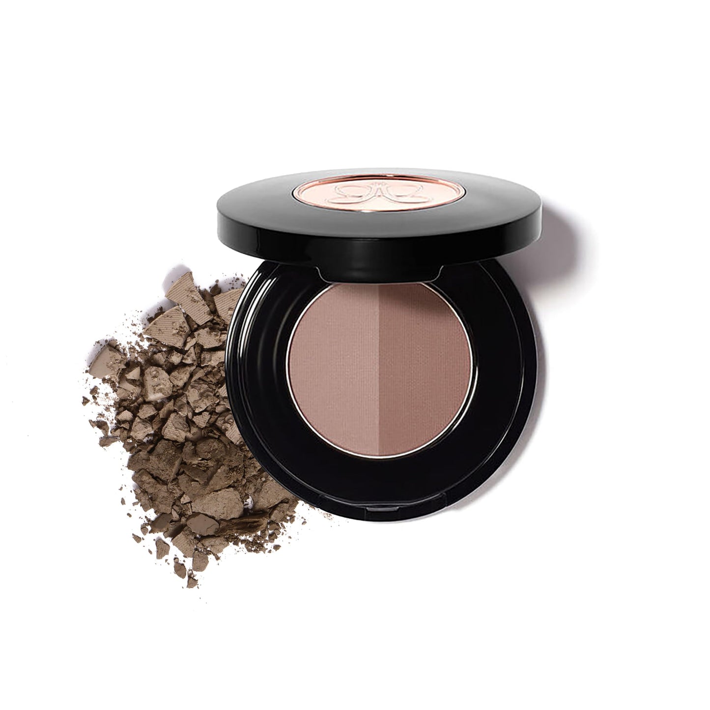 Anastasia Beverly Hills Brow Powder Duo - High-Pigment Compact Brow Powder with Mirrored Travel Case, Blendable Formula for Filling & Shaping Brows - Medium Brown