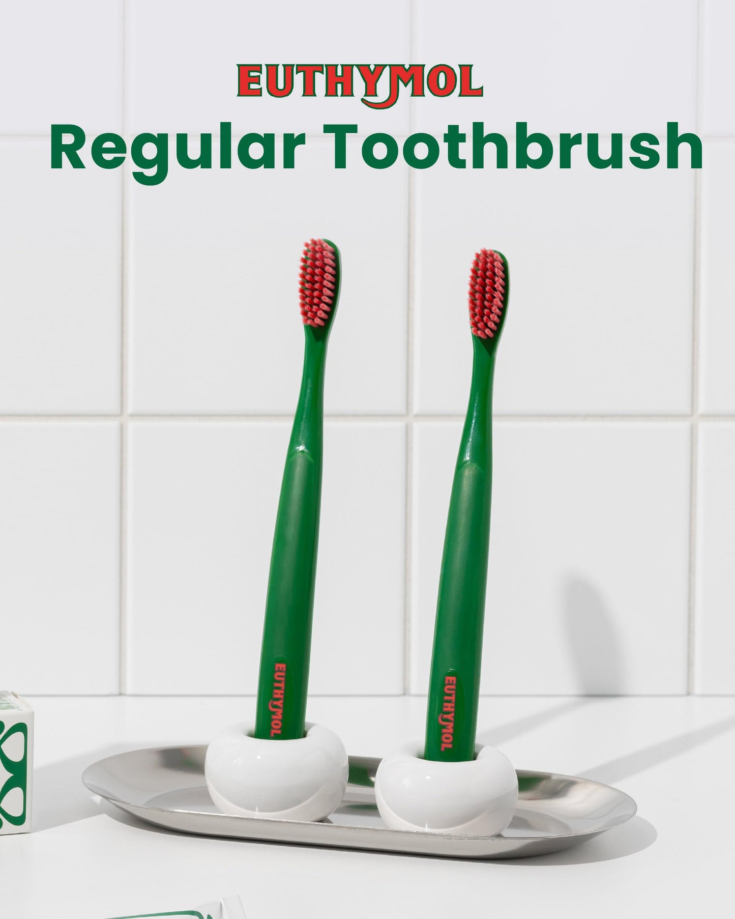 Euthymol Original Toothbrush (Classic, 6 Count) - Extra-Large, Wide, Soft Bristles for Sensitive Teeth, Gums. Effective, Gentle, Quick Cleaning.