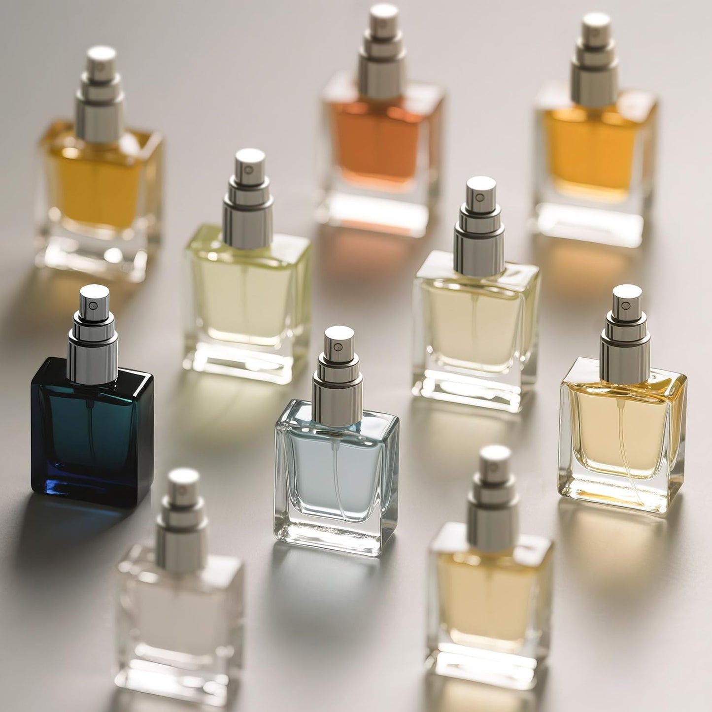 30 Pack 15 ML Glass Perfume Bottles Clear Portable Perfume Spray Bottle Empty Perfume Container Travel Refillable Mini Fine Mist Sprayer Atomizer (80 Pcs Labels, 10 Funnels, 10 Dropper, 10 Dispenser)