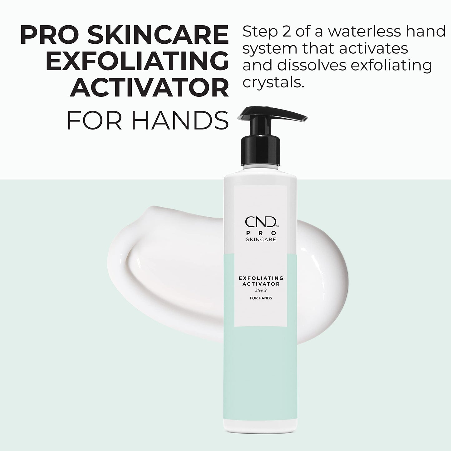 CND Pro Skincare Exfoliating Activator for Hands, Made with Natural Origin Aloe Leaf, Use with Exfoliating Scrub, Step 2, 10.1 Oz