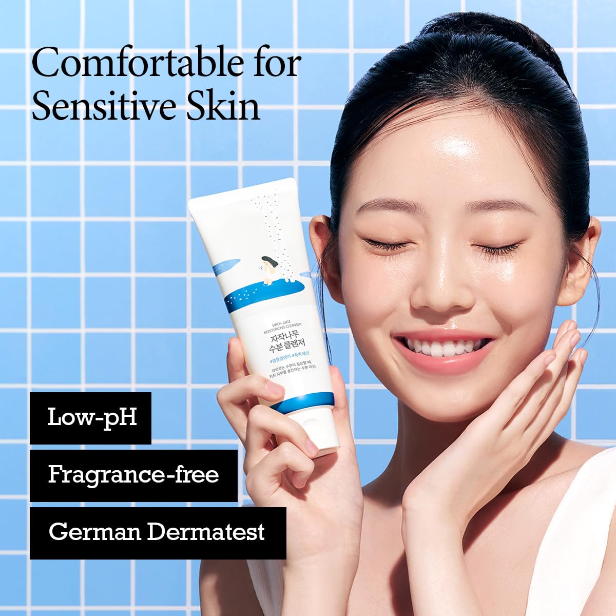 ROUND LAB Pine Calming Cica Cleanser + 1025 Dokdo Cleanser