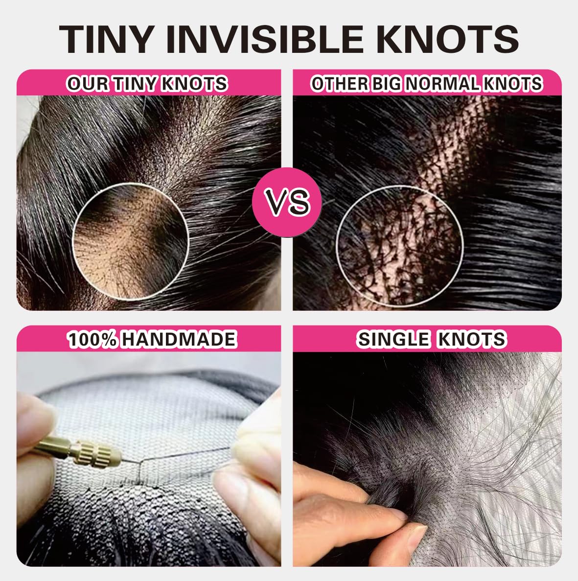 NIKISS 2x6 HD Lace Closure - Ultra-Thin Invisible Body Wave Human Hair | 16 Inch, Pre-Plucked, Bleached Knots