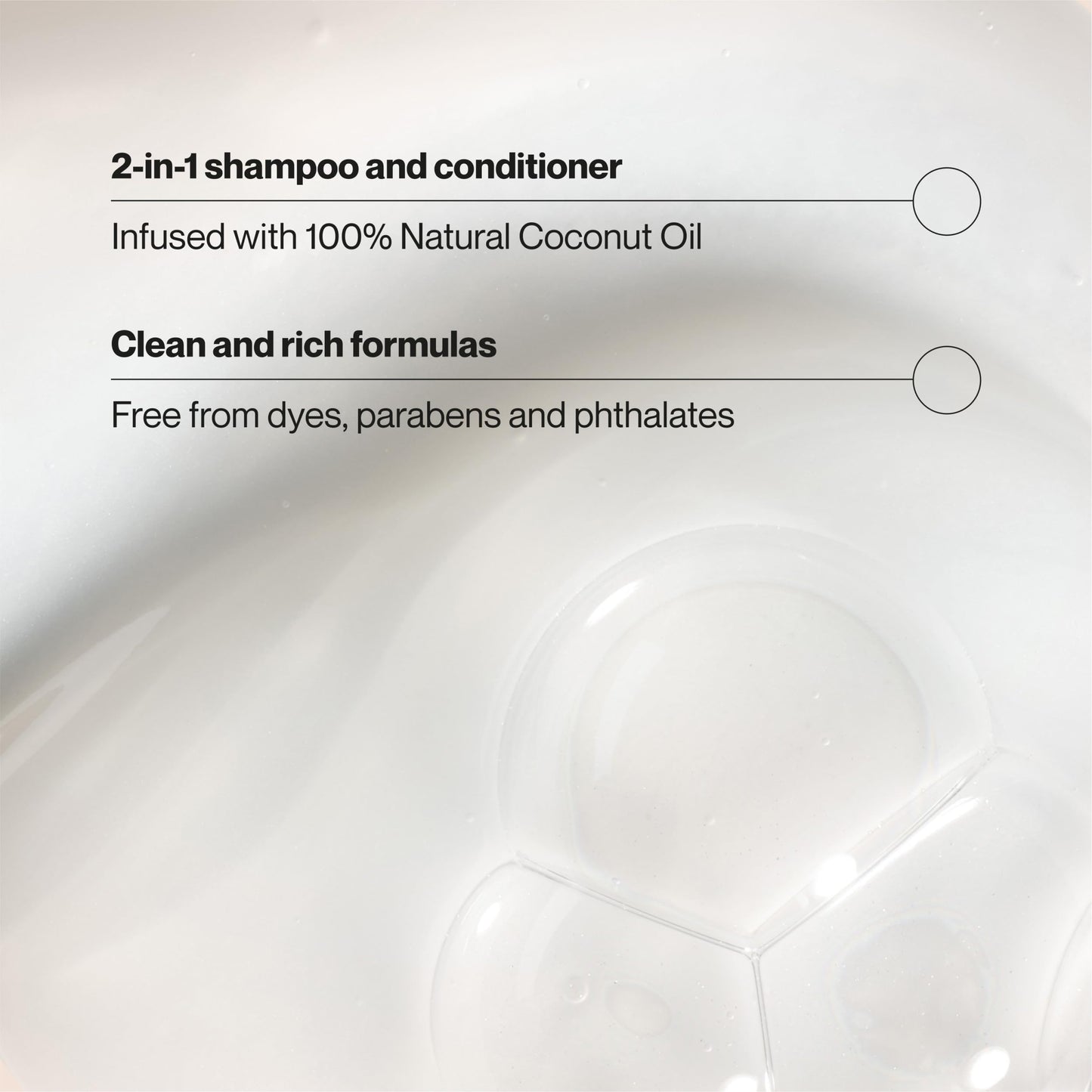 Suave Smooth & Shiny 2-in-1 Shampoo & Conditioner with Coconut Oil, Smoothness & Shine in One Step, No Parabens, Phthalates, or Dyes, 4 Pack, 28 FL OZ Each