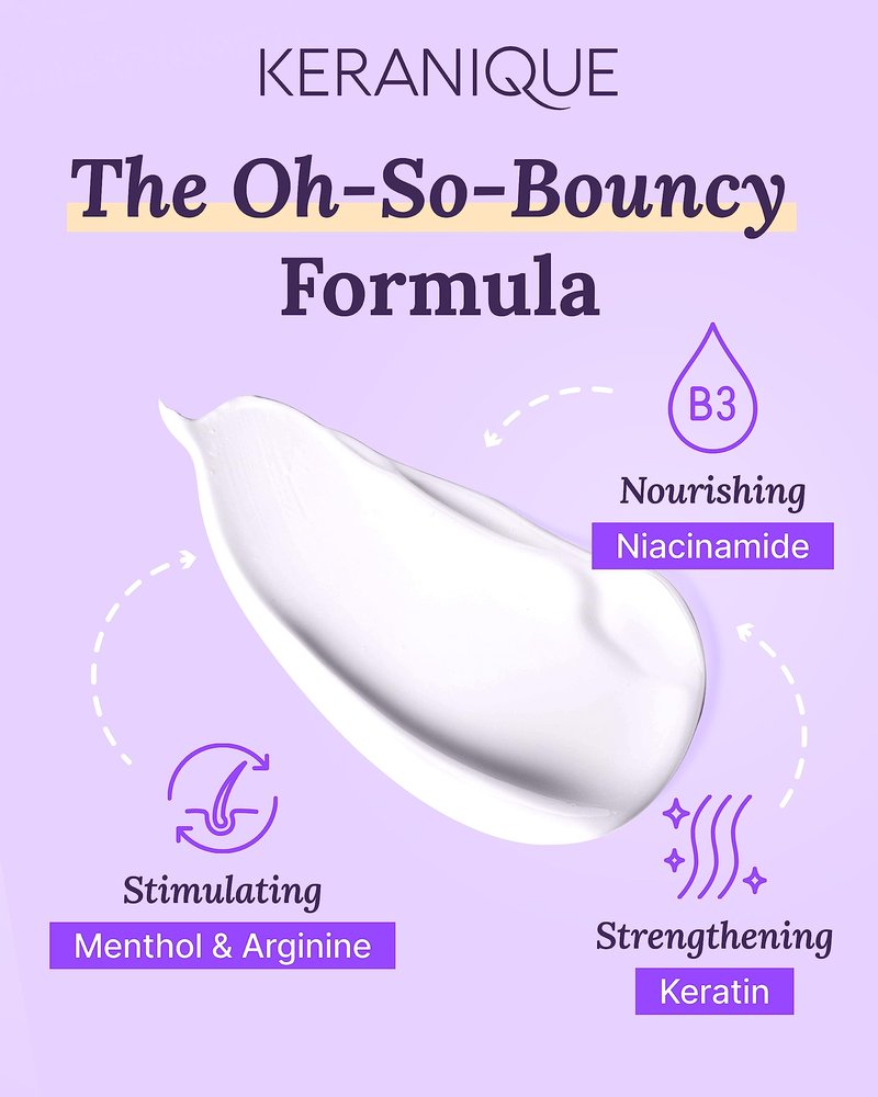 Keranique Volumizing Keratin Conditioner for Fine & Thinning Hair – Lightweight Strengthening Formula with Keratin & Niacinamide – Fullness, Thickness & Root Lift – Keratin Amino Complex™ – 4.5 Fl Oz