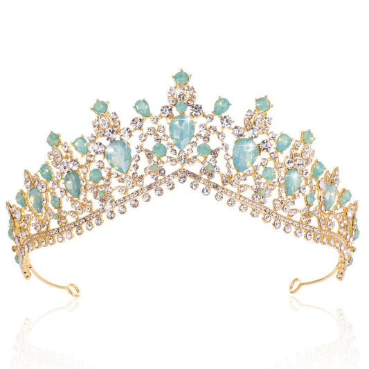 Kamirola - Queen Crown and Tiara Princess Crown for Women and Girls Crystal Headbands for Bridal, Wedding Gothic Halloween Costumes for Women Prom Christmas Halloween Birthday Prom Pageant