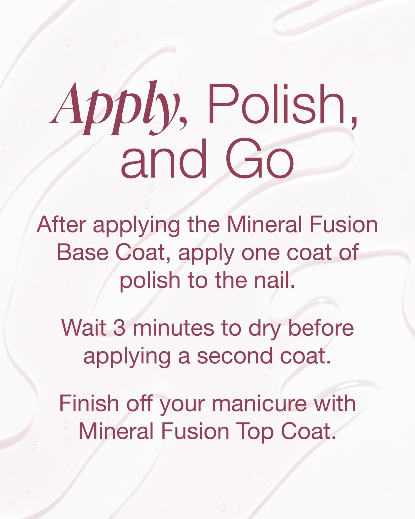 Mineral Fusion Base Coat Nail Treatment - Extend the Length of Manicures - Protect Against Chipping, Peeling Nail Polish - Long Lasting, Nail Strengthener - Vegan, No Harsh Ingredients - 0.33 Fl Oz