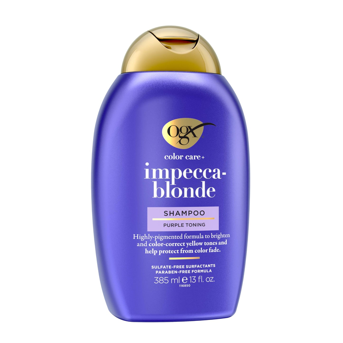 OGX Purple Toning Shampoo for Enhanced Blonde Hues, 13oz