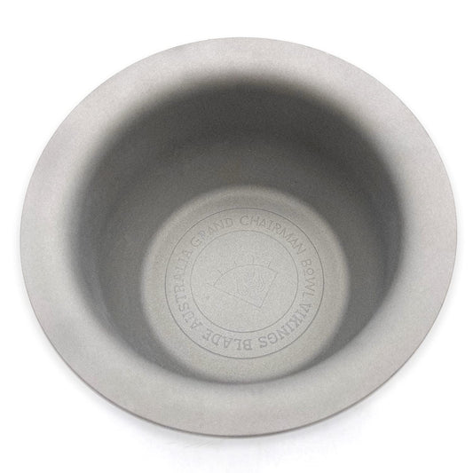 Vikings Blade Luxury Shaving Soap Bowl, Sandblasted Steel for Fast & Thick Lather, Unbreakable, Tactile Texture